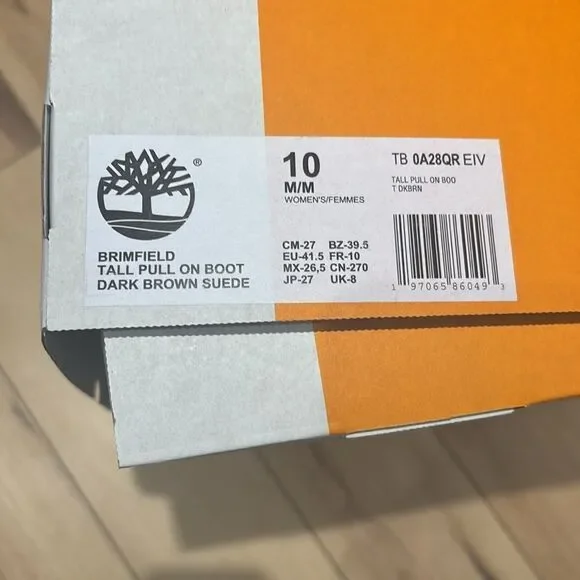 Timberland Brown Leather Combat Moto Boots - Picture 4 of 4